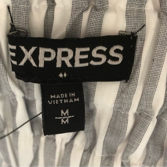 NWT Express Striped Cotton Peplum Camisole - Picture 5 of 14